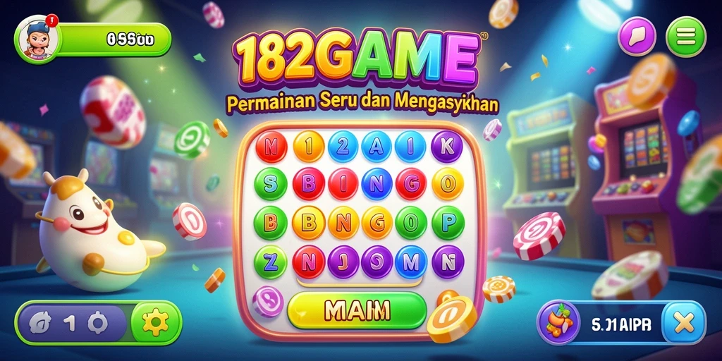 Tampilan menarik dari gameplay Bingo di 182GAME.