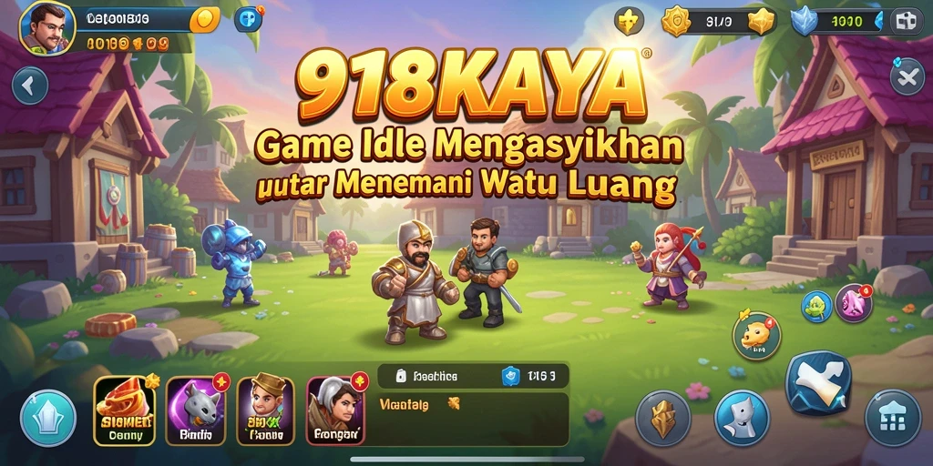 Gameplay Idle 918KAYA yang menarik dan interaktif.