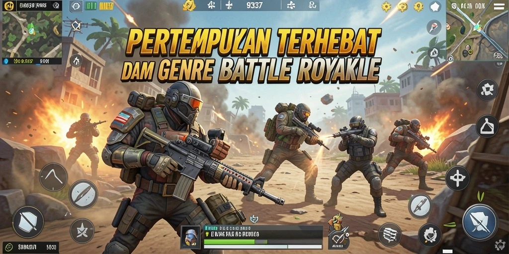 Gameplay mendebarkan di 93337, peta luas dan musuh menantang.
