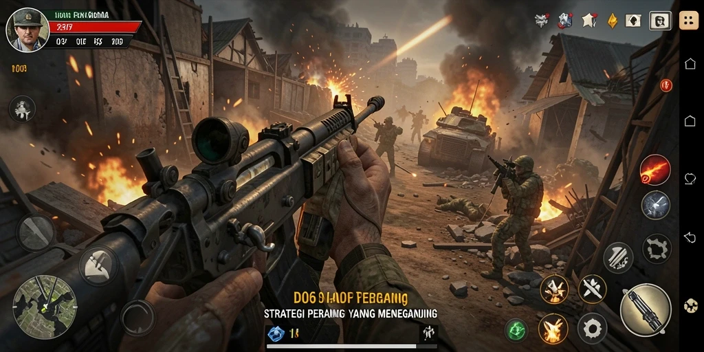 Gameplay D06 yang penuh strategi dan pertempuran epik.