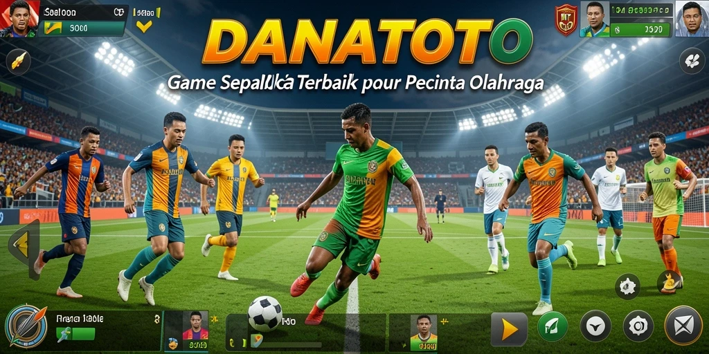 Tampilan menarik gameplay sepak bola yang mengasyikkan di DANATOTO.