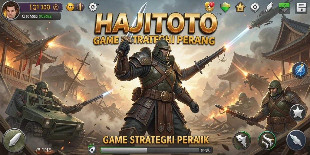Tangkapan layar <strong>HAJITOTO</strong> menampilkan pertempuran strategi yang intens dan menyenangkan.