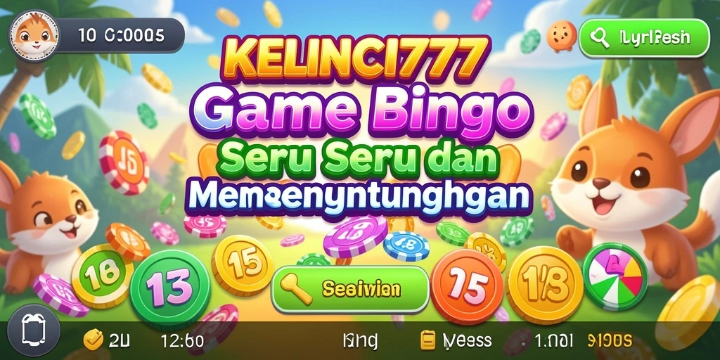 Screenshot gameplay KELINCI777 yang menampilkan serunya permainan Bingo.