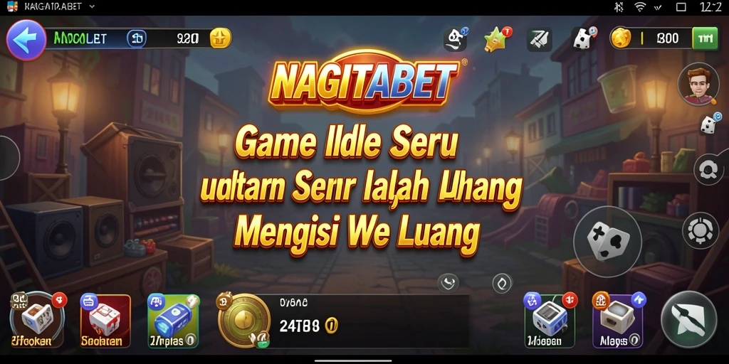 Tampilan screenshot NAGITABET menampilkan gameplay Idle yang menarik.