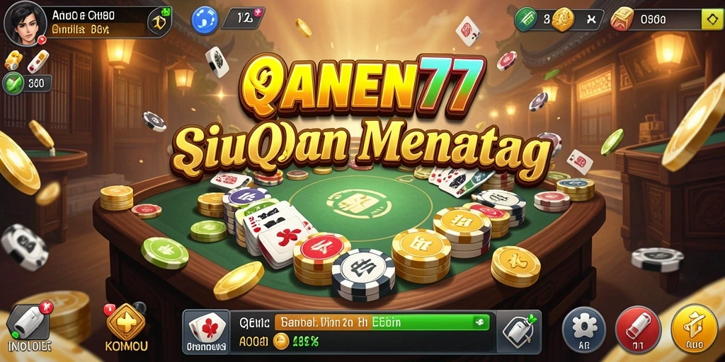 Tampilan gameplay QiuQiu yang mendebarkan di PANEN77.